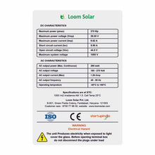 Load image into Gallery viewer, Loom solar 3 kw grid connected AC Module