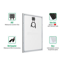 Load image into Gallery viewer, Loom Solar Panel 125 watt - 12 volt Mono Crystalline (Pack of 2)